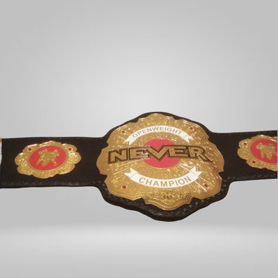 IWGP Open Weight NEVER Six Men Tag Team Wrestling Championship Inspired Belt Replica 2 - photo 1 of 2 | Brex International