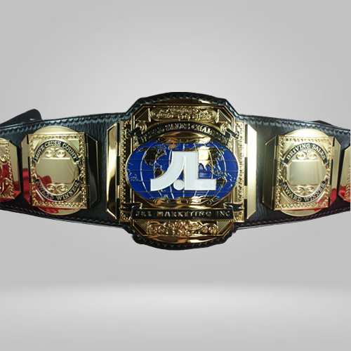 J & L Marketing Wrestling Championship Inspired Belt - photo 1 of 1 | Brex International