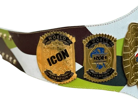 Jay Briscoe ROH World Heavyweight Championship Wrestling Inspired Title Belt - photo 3 of 5 | Brex International