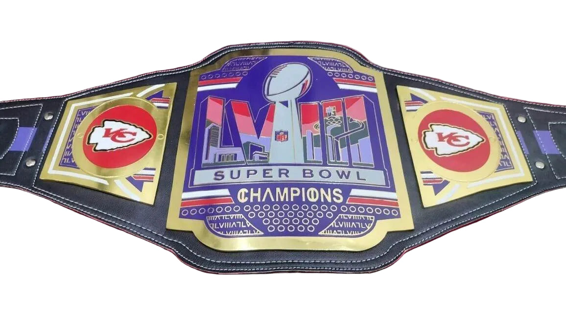 Kansas City Chiefs Edition Super Bowl LVIII Champions Legacy Inspired Title Belt - photo 1 of 8 | Brex International