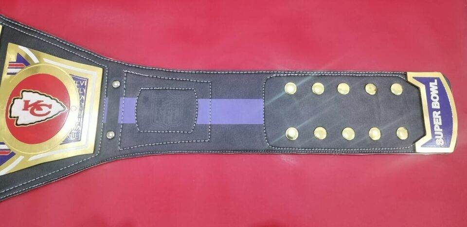 Kansas City Chiefs Edition Super Bowl LVIII Champions Legacy Inspired Title Belt - photo 4 of 8 | Brex International