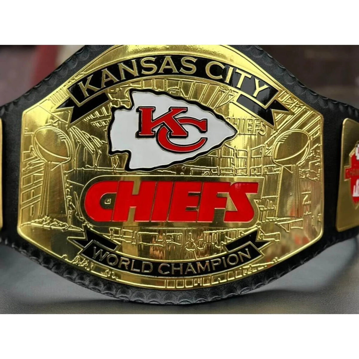 Kansas City Chiefs KC World Champion Inspired Collectible Title Belt - photo 2 of 7 | Brex International