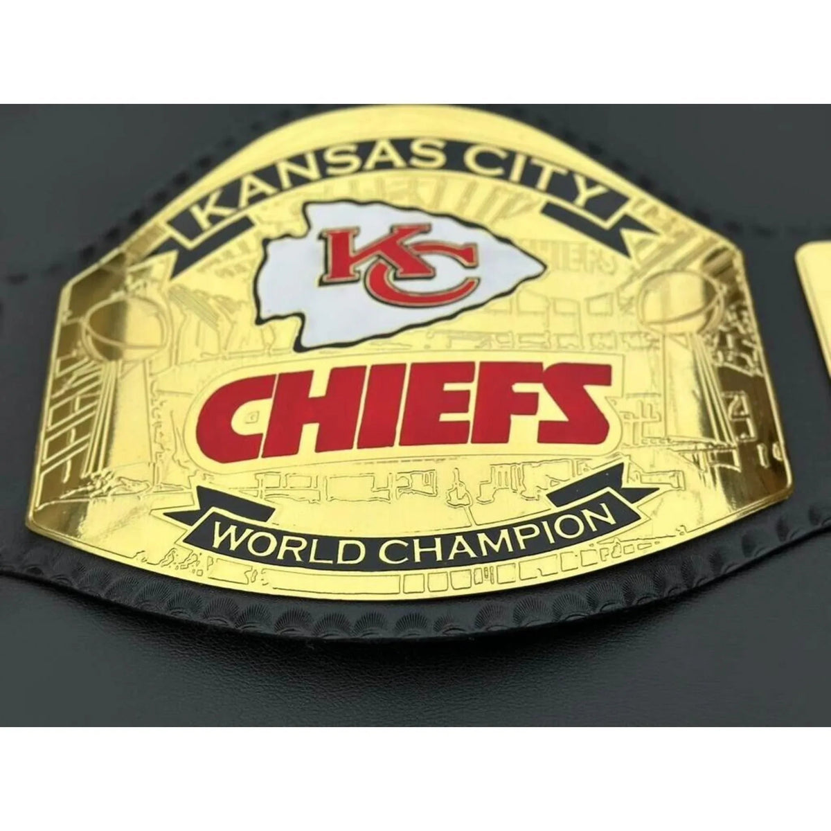 Kansas City Chiefs KC World Champion Inspired Collectible Title Belt - photo 4 of 7 | Brex International