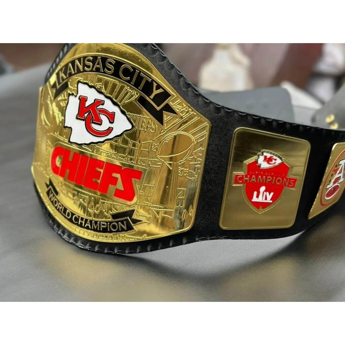 Kansas City Chiefs KC World Champion Inspired Collectible Title Belt - photo 5 of 7 | Brex International