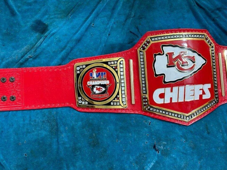 Kansas City Chiefs Super bowl Football NFL Championship Inspired Belt - photo 3 of 7 | Brex International