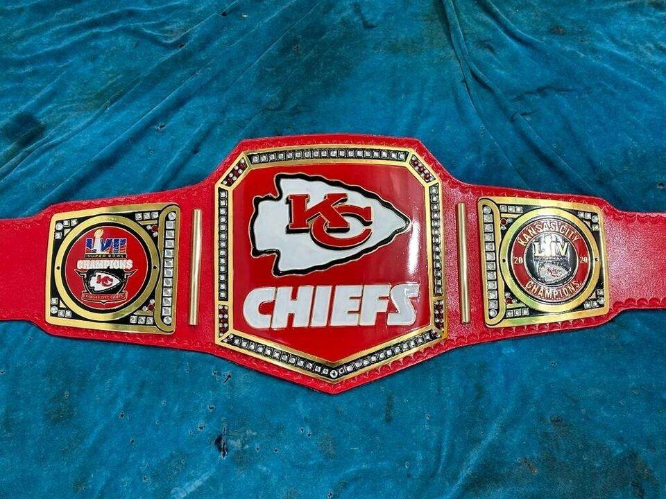 Kansas City Chiefs Super bowl Football NFL Championship Inspired Belt - photo 7 of 7 | Brex International
