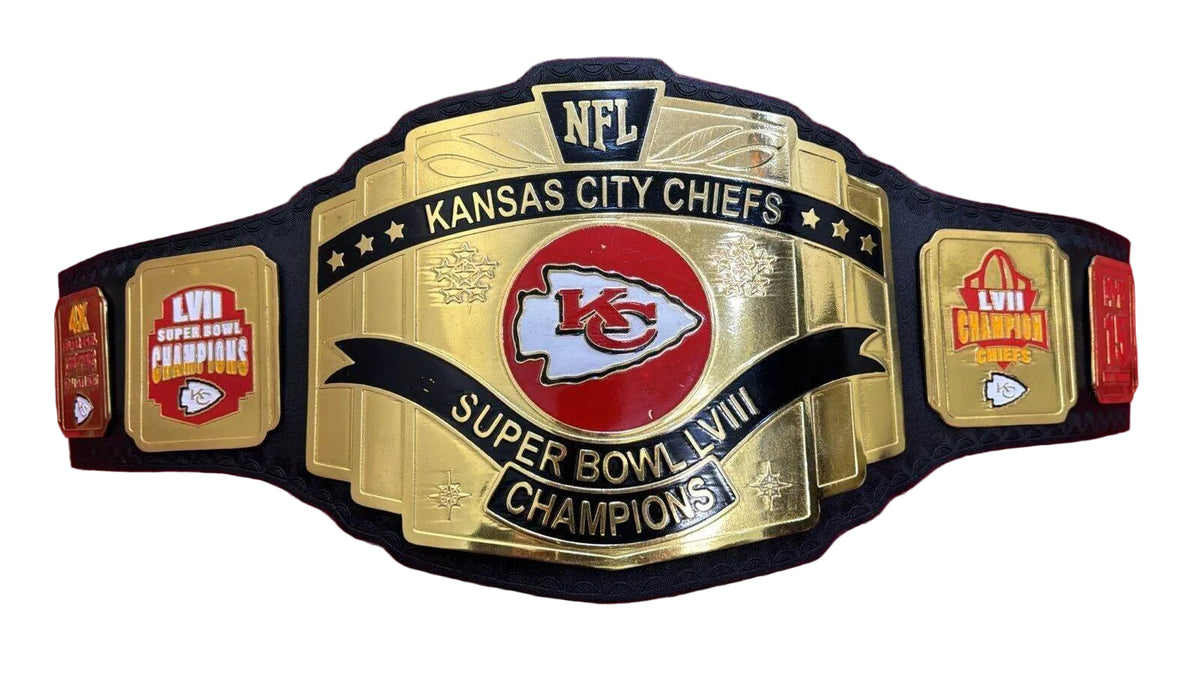 Kansas City Chiefs Super Bowl LVIII Champions NFL Championship Inspired Belt - photo 1 of 7 | Brex International