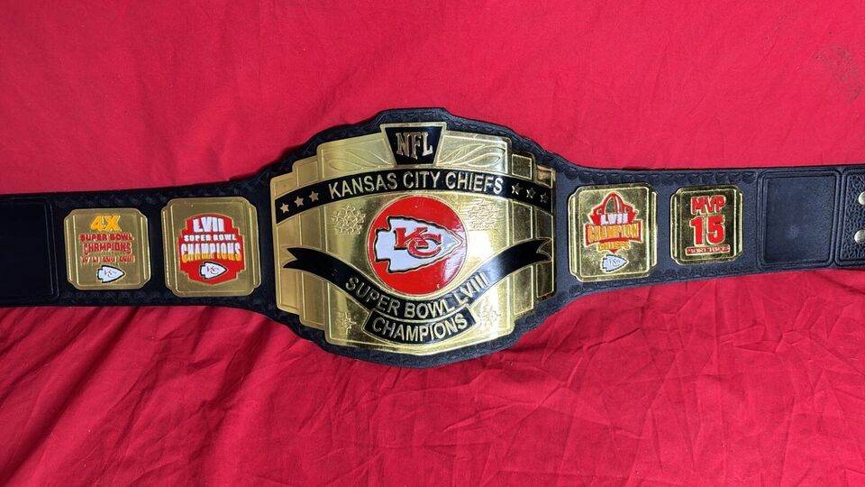 Kansas City Chiefs Super Bowl LVIII Champions NFL Championship Inspired Belt - photo 3 of 7 | Brex International