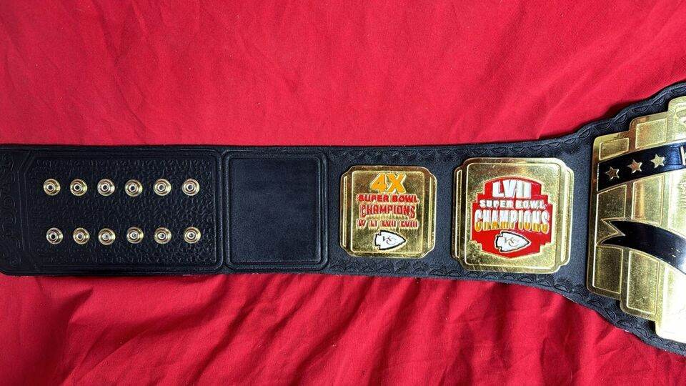Kansas City Chiefs Super Bowl LVIII Champions NFL Championship Inspired Belt - photo 5 of 7 | Brex International