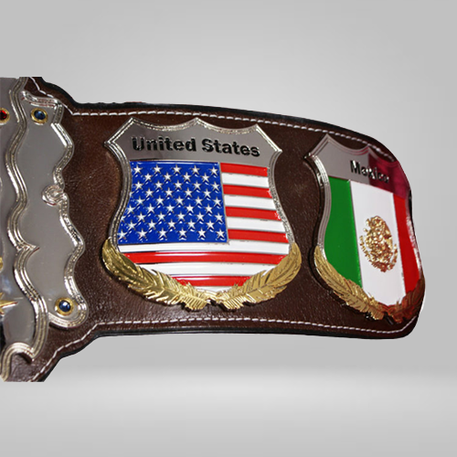 Kansas Outlaw Undisputed Wrestling Championship Inspired Belt - photo 2 of 2 | Brex International