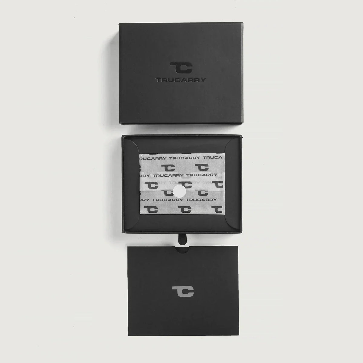Brex Karl Black Leather Card Holder - black leather card holder, view 7