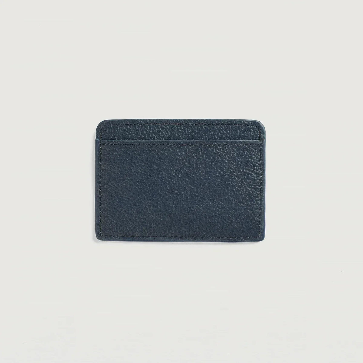 Brex Karl Blue Leather Card Holder - blue leather card holder, view 2