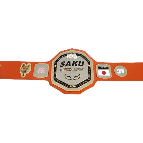 Kazushi Sakuraba Sugi IQ Wrestling Hunter Champion Inspired Belt - photo 1 of 3 | Brex International