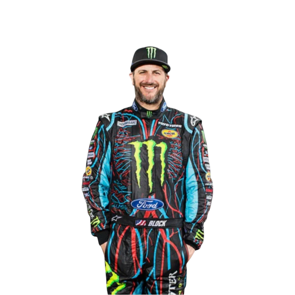 Ken Block Monster Sublimation Go-Kart Racing Suit - go-kart racing suit, view 2 | Brex International