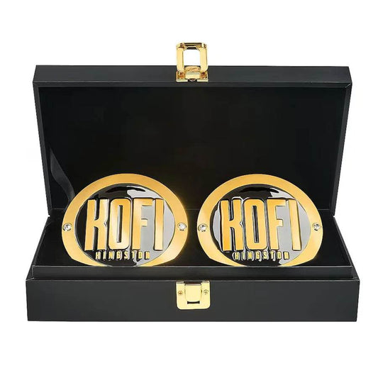 Kofi Kingston Championship Inspired Side Plate Box Set - photo 1 of 1 | Brex International