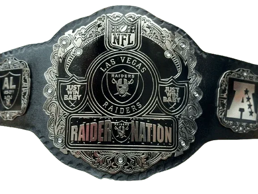 Las Vegas Raider Nation NFL Super Bowl Champions Championship Inspired Belt - photo 1 of 5 | Brex International