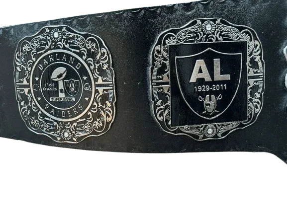 Las Vegas Raider Nation NFL Super Bowl Champions Championship Inspired Belt - photo 2 of 5 | Brex International