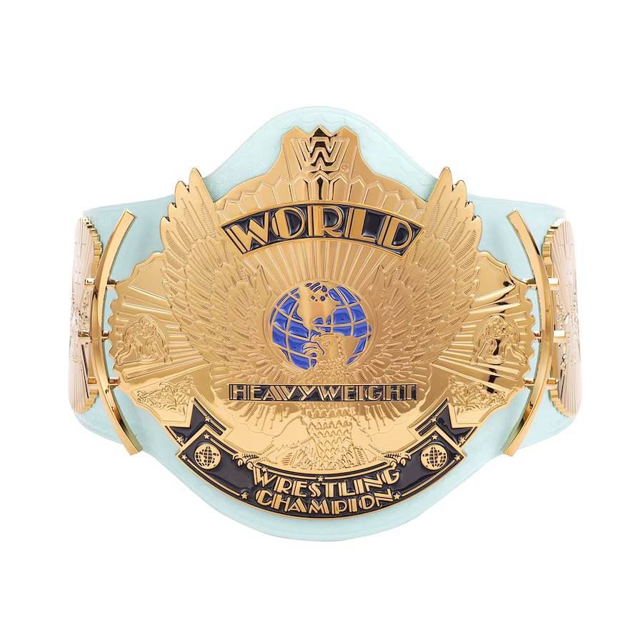 Light Blue WWE Winged Eagle Championship Inspired Collectible Title Belt - photo 1 of 6 | Brex International