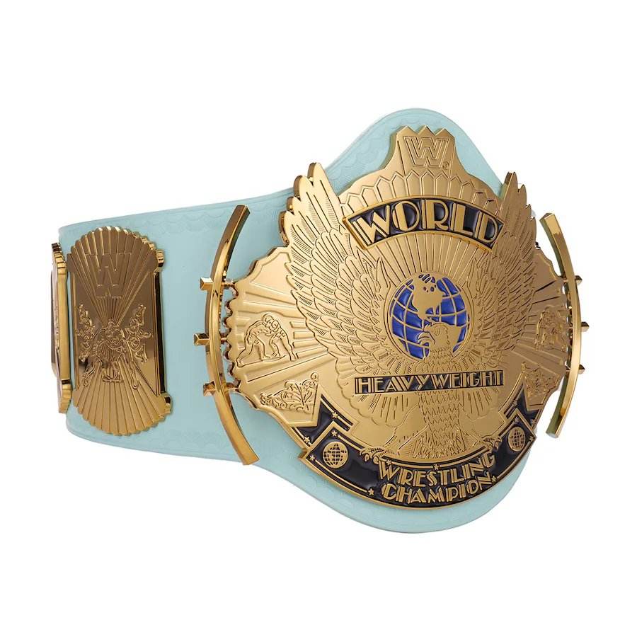 Light Blue WWE Winged Eagle Championship Inspired Collectible Title Belt - photo 2 of 6 | Brex International