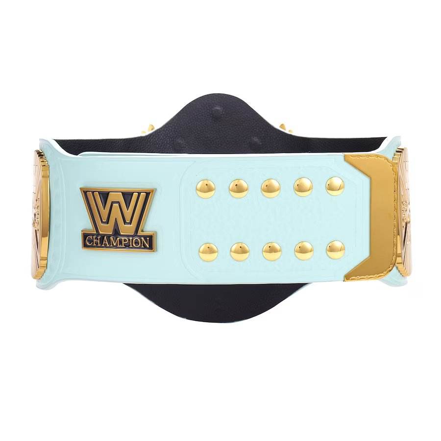 Light Blue WWE Winged Eagle Championship Inspired Collectible Title Belt - photo 4 of 6 | Brex International