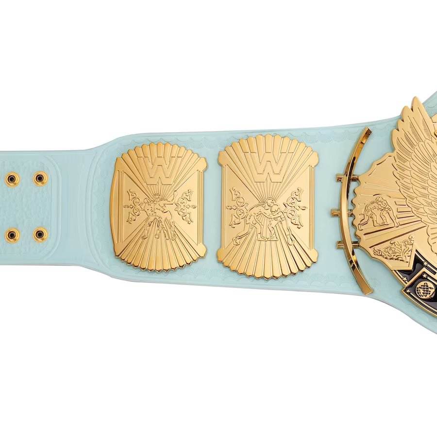 Light Blue WWE Winged Eagle Championship Inspired Collectible Title Belt - photo 5 of 6 | Brex International