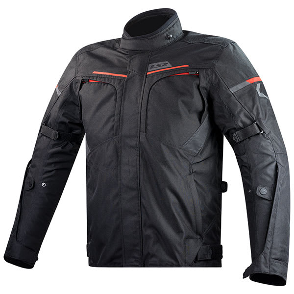 LS2 Endurance Textile Jacket - Black / Red - LS2 motorcycle jacket, view 1