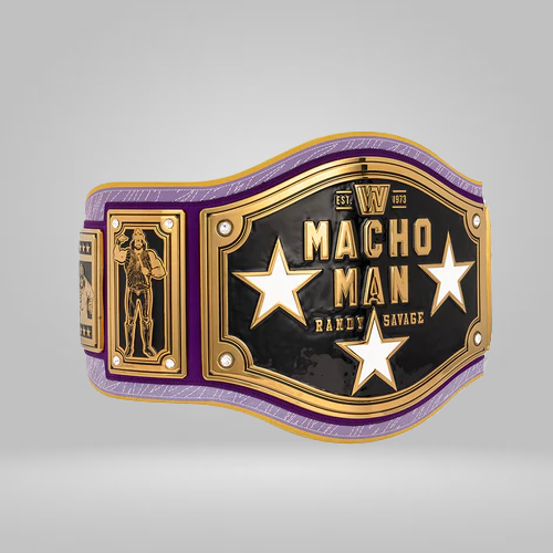 Macho Man Randy Savage Legacy Wrestling Championship Collector’s Inspired Title Belt - photo 2 of 4 | Brex International