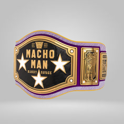 Macho Man Randy Savage Legacy Wrestling Championship Collector’s Inspired Title Belt - photo 3 of 4 | Brex International