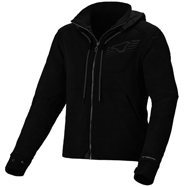 Macna Ladies District Hoodie - Black - Macna motorcycle hoodie, view 1