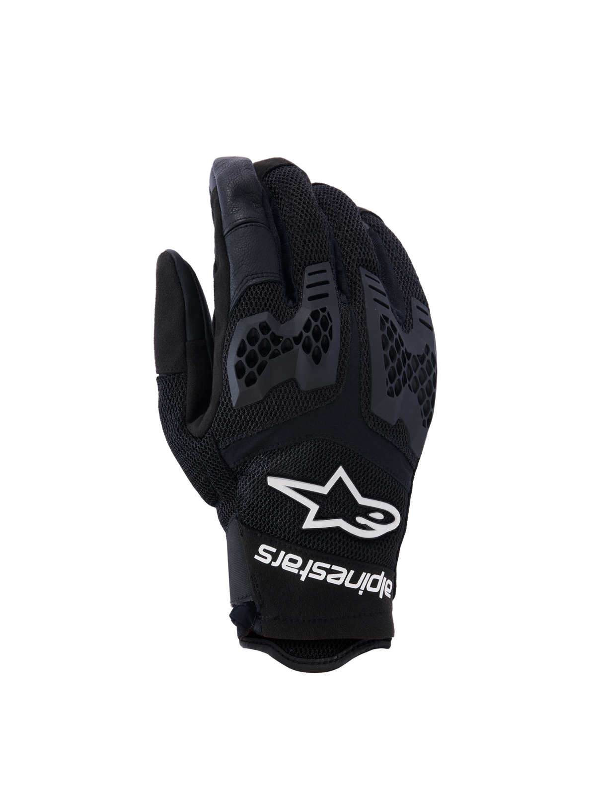 Manti Air Gloves - Black/White - Alpinestars motorcycle gloves, view 1