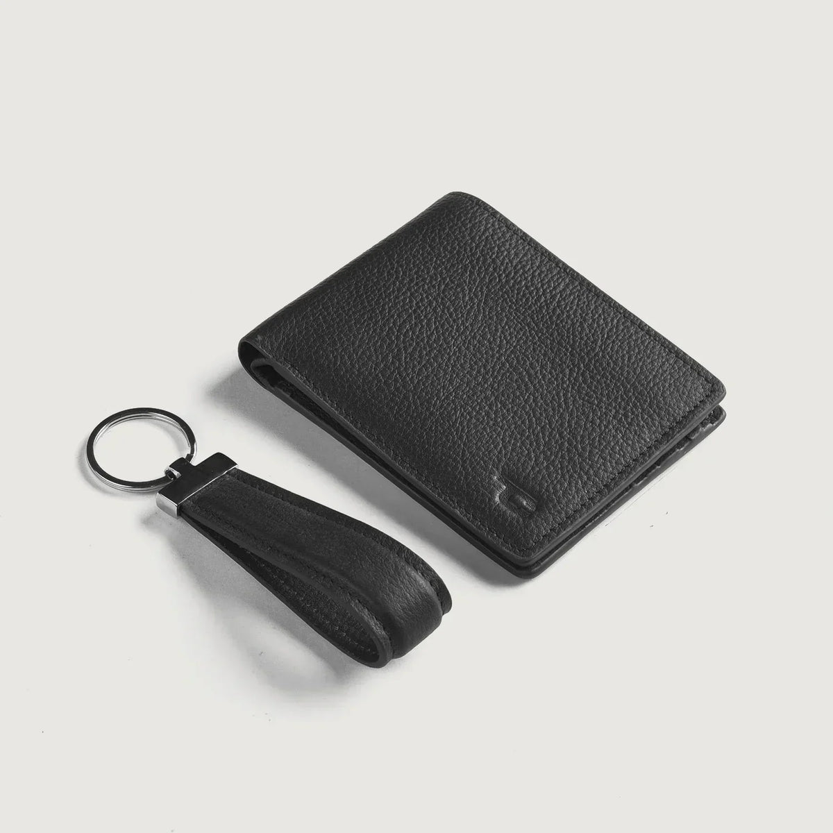 Brex Marvin Black Leather Gift Set - black leather gift set, view 4