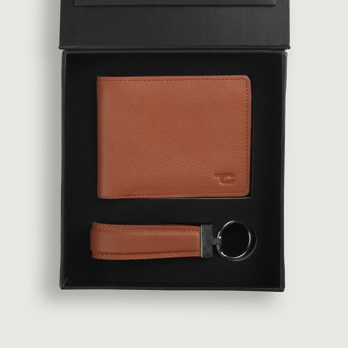 Brex Marvin Brown Leather Gift Set - brown leather gift set, view 2