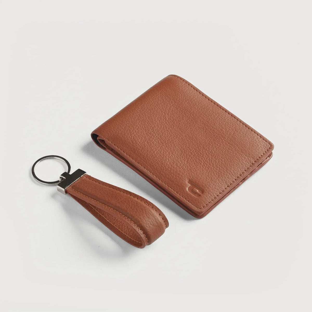 Brex Marvin Brown Leather Gift Set - brown leather gift set, view 4