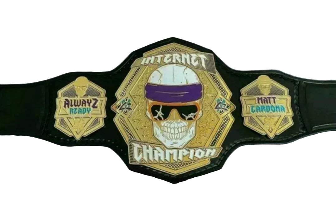 Matt Cardona Zack Ryder Internet Champion Inspired Collectible Title Belt - photo 1 of 4 | Brex International