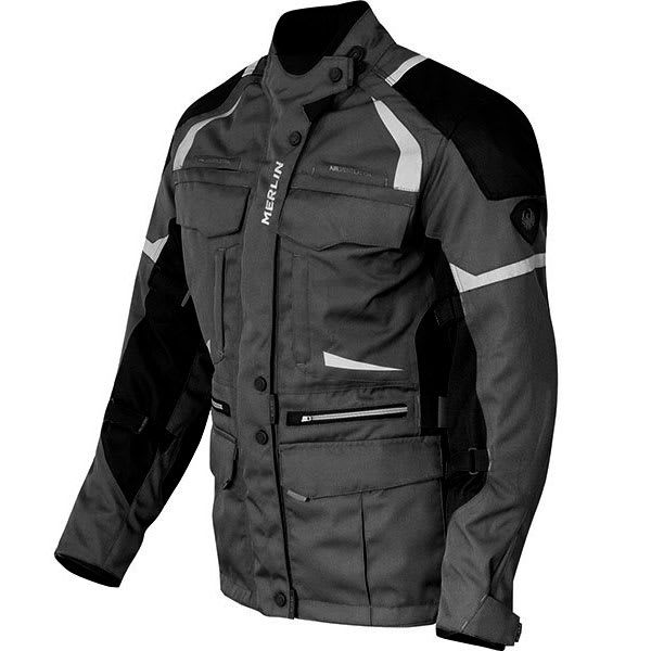 Merlin Neptune 2 WP Textile Jacket - Sage - Merlin motorcycle jacket, view 1