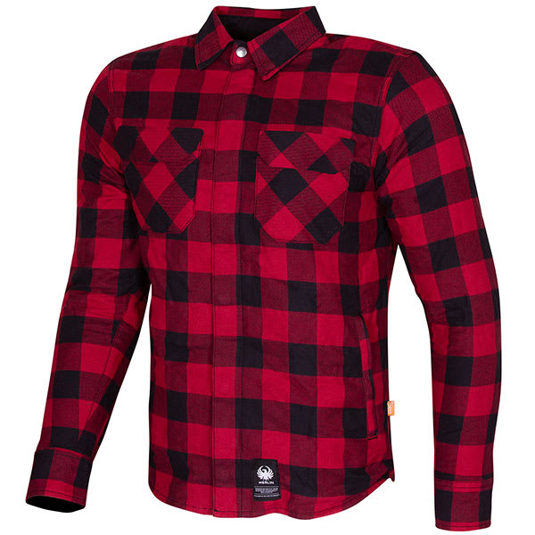 Merlin Sherbrook D3O Single Layer Riding Shirt - Red - Merlin motorcycle riding shirt, view 1