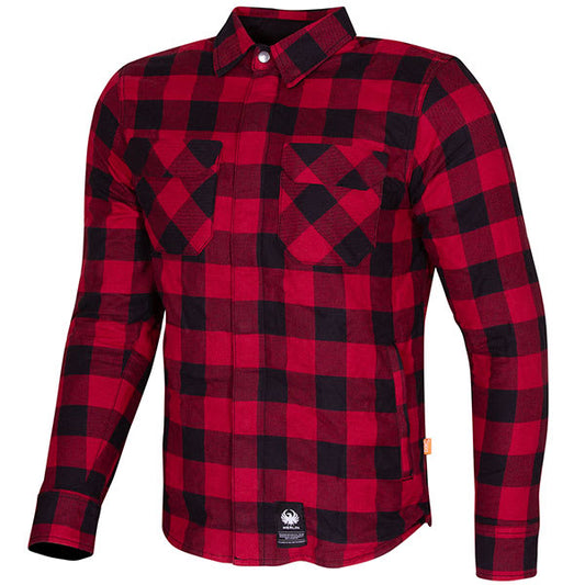 Merlin Sherbrook D3O Single Layer Riding Shirt - Red - Merlin motorcycle riding shirt, view 1