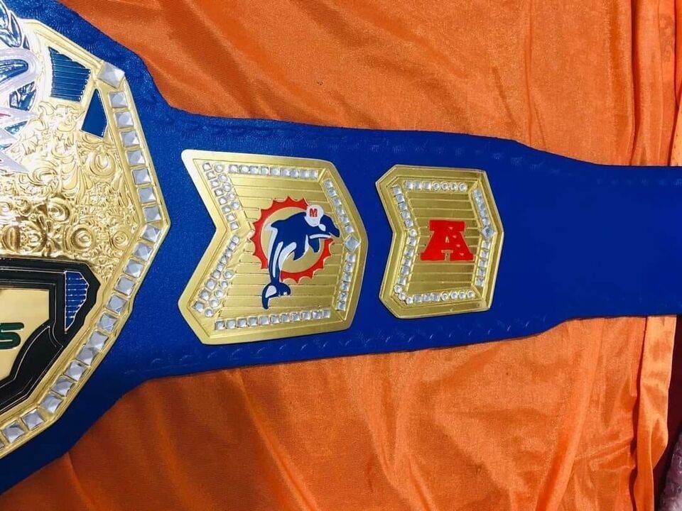 Miami Dolphins Championship Belt Inspired Adult Size - photo 3 of 3 | Brex International