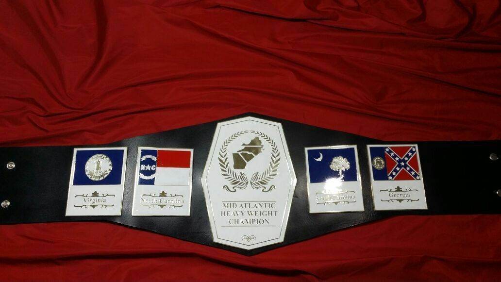 Mid Atlantic Heavyweight Wrestling Champion Leather Inspired Belt - photo 3 of 4 | Brex International