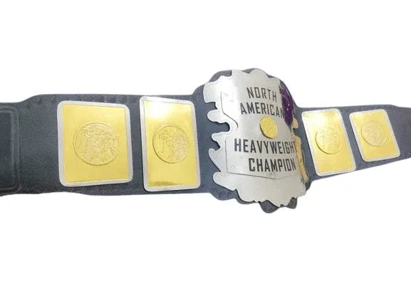 Mid South North American Heavyweight Wrestling Championship Inspired Belt - photo 2 of 5 | Brex International