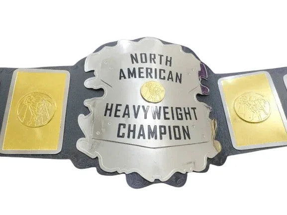 Mid South North American Heavyweight Wrestling Championship Inspired Belt - photo 3 of 5 | Brex International