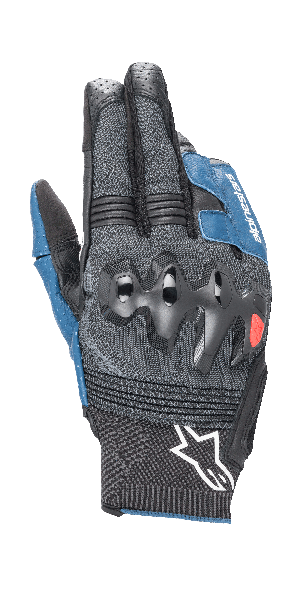 Morph Sport Gloves - Black/Blue Sodal - Alpinestars motorcycle gloves, view 1