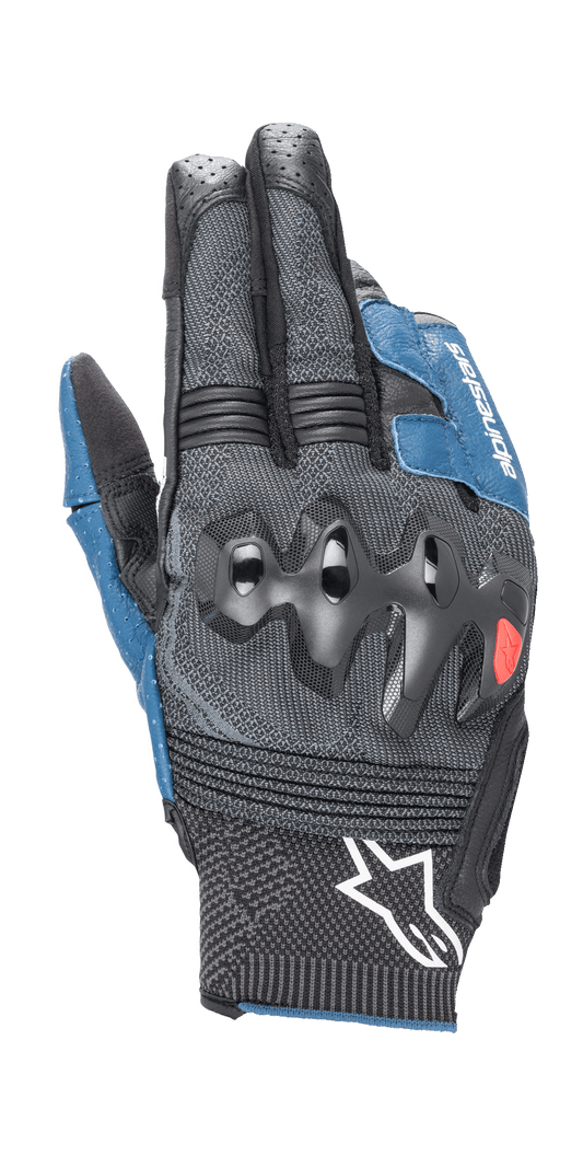 Morph Sport Gloves - Black/Blue Sodal - Alpinestars motorcycle gloves, view 1