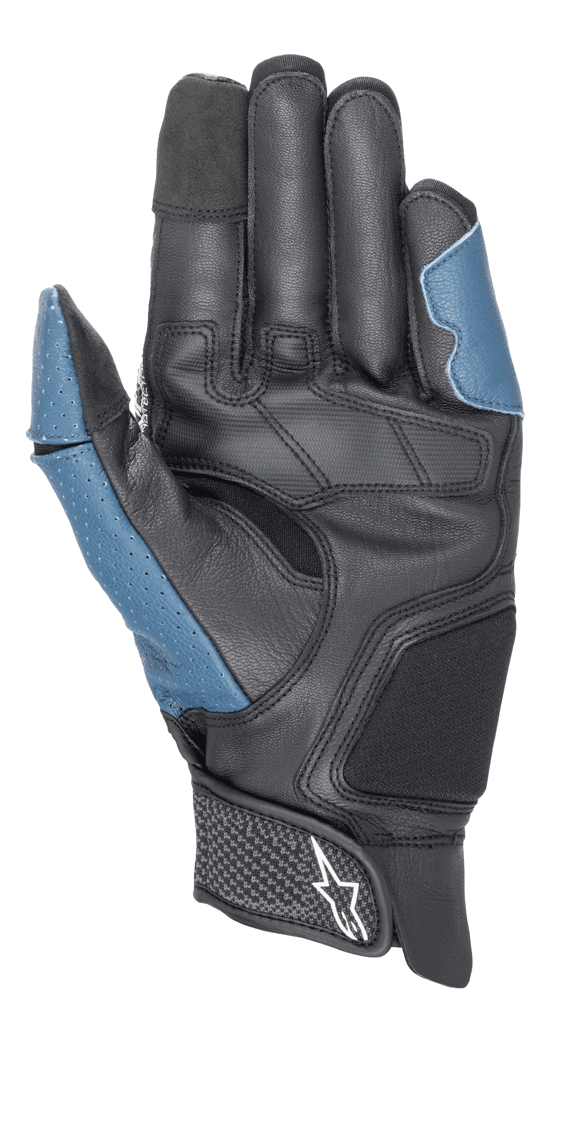 Morph Sport Gloves - Black/Blue Sodal - Alpinestars motorcycle gloves, view 2