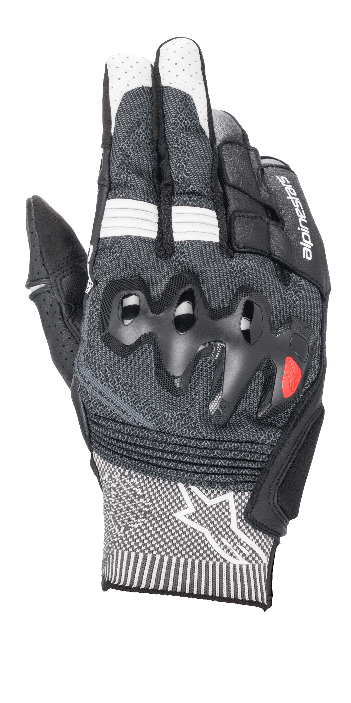 Morph Sport Gloves - Black/White - Alpinestars motorcycle gloves, view 1