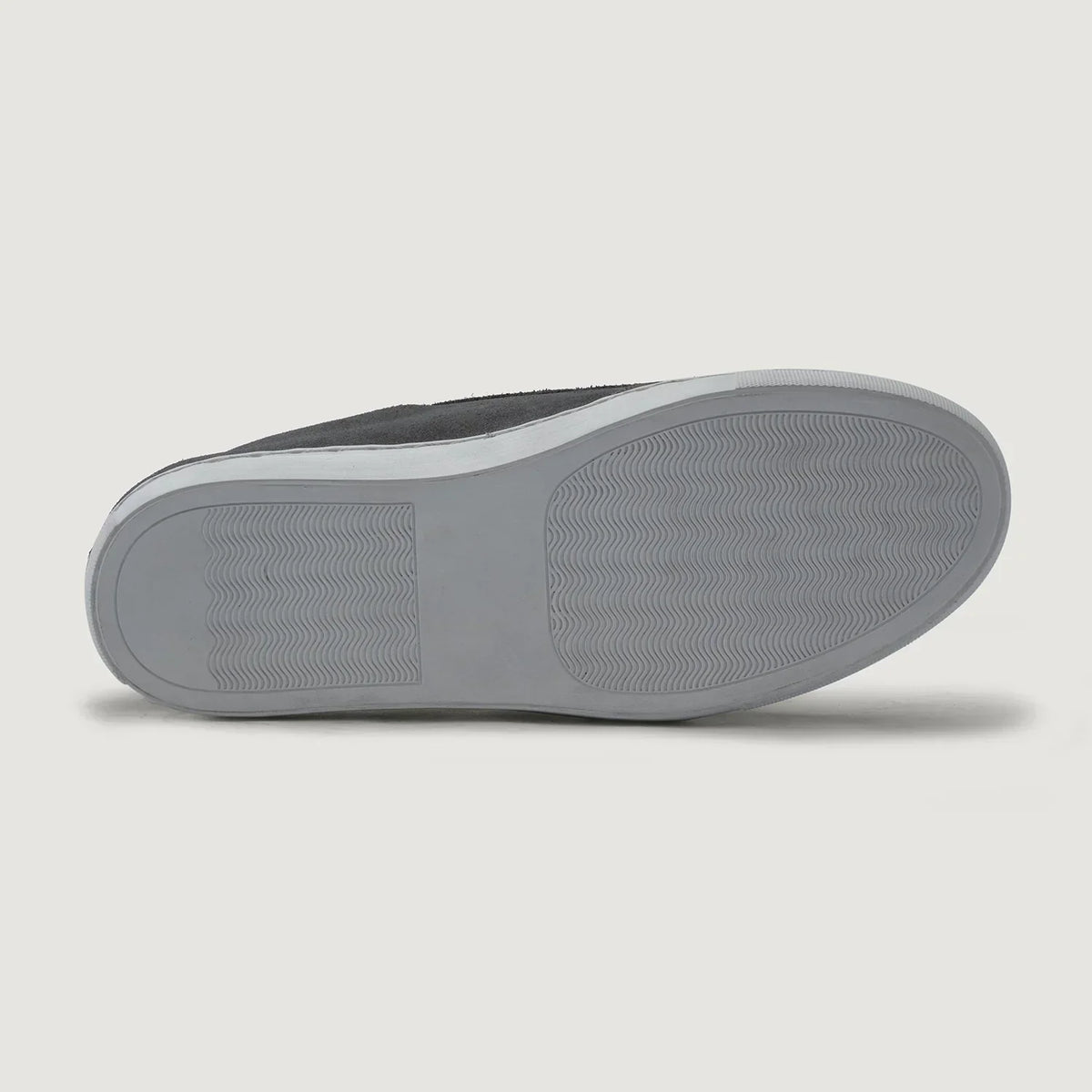 Murphy Low Top Grey Suede Leather Sneakers - men's sneakers in grey suede leather, view 4