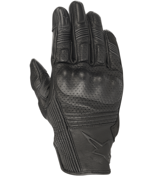 Mustang V2 Gloves - Black/Black - Alpinestars motorcycle gloves, view 1