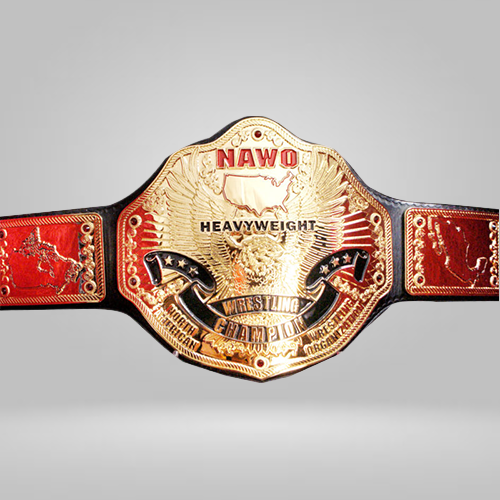 NAWO Heavyweight Title Wrestling Champion Inspired Belt - photo 1 of 2 | Brex International