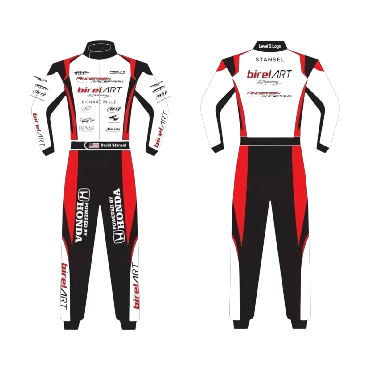 New Birel Art Go Kart Racing Suit – Custom Sublimation Printed Gear - go-kart racing suit, view 3 | Brex International