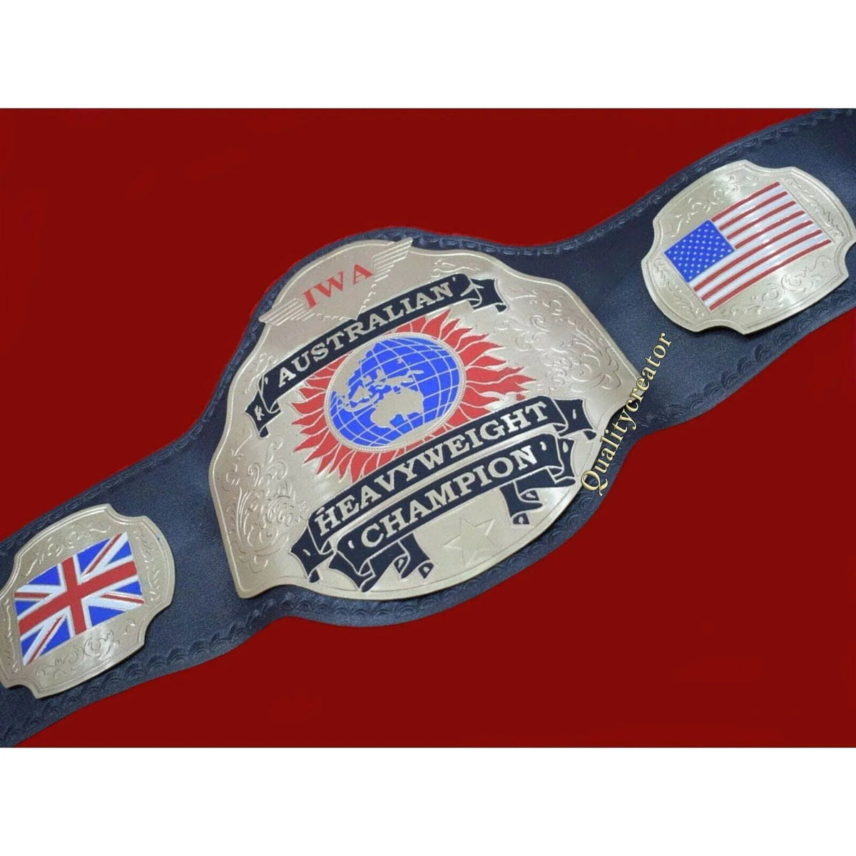 New IWA Australian Heavyweight Championship Inspired Title Belt - photo 4 of 5 | Brex International